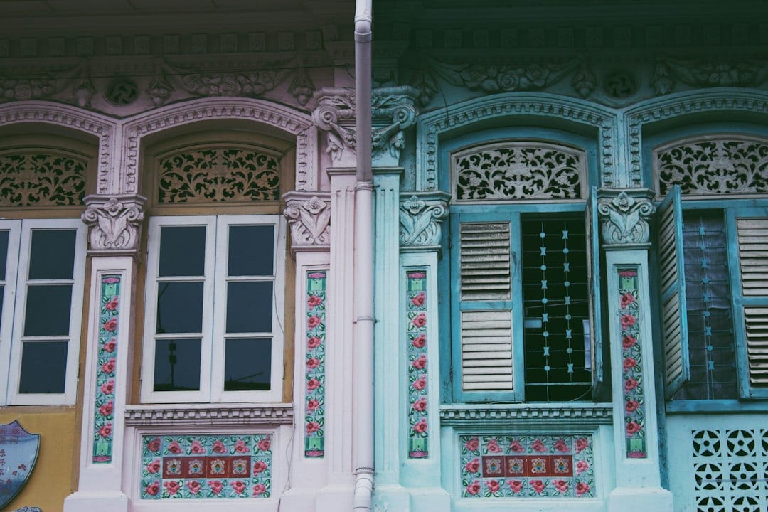 Singapore heritage home exterior