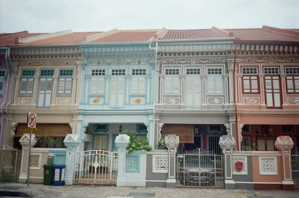Balestier neighbourhood street with heritage shophouses